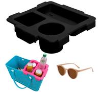 Top Cup Holder Tray Accessory for Large Bogg Bag, Topper Tray Divider and Organizer for Bogg Bag, Snack Box Container Cups Holder Trays Fit for Stanley Cup
