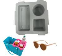 Top Cup Holder Tray Accessory for Large Bogg Bag, Topper Tray Divider and Organizer for Bogg Bag, Snack Box Container Cups Holder Trays Fit for Stanley Cup