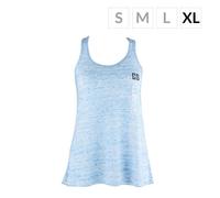 Top de entrenamiento femenino Talla XL azul marmolado Capital Sports