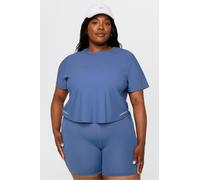 Top de manga corta Essential Air Fabletics Azul Womens 3X plus