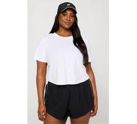 Top de manga corta Essential Air Fabletics Blanco Womens 2X plus