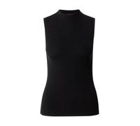 BOSS Top sin mangas con cuello inglés en tejido de canalé - StyleFeskies, 50473237 Negro XS