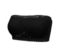 Top de tubo de encaje para las mujeres 2025 sin tirantes sin costuras top de banda de playa para salir con bordado vestidos sin espalda Date Night Bandeaux Off The Shoulder Fashion Clothes Vacaciones,