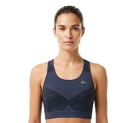Top deportivo Lacoste Sport Seamless para mujer, azul oscuro L