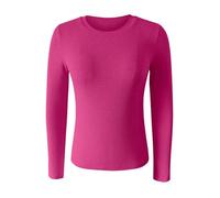 Top Encaje Mujer Manga Larga Blanco Top Mujer Blanco Tops Tallado Glamour T Camisa Casual Paspartú Túnica Grandes Tamaños Color Sólido Top Básico Manga Larga Cuello Redondo Algodón Y Lino Top Top