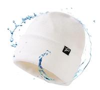 TOP-EX Gorro de invierno impermeable cortavientos para hombre y mujer, gorro de punto cálido con forro polar, gorro transpirable para correr y esquiar, protección contra la lluvia, 55-65 cm,