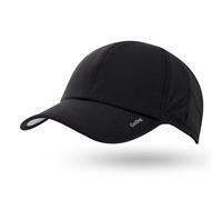 TOP-EX L/XL/XXL Unisex Gorra de béisbol transpirable, protección UV, gorra de verano, gorra de sol, gorra de correr, gorra de golf, con soporte para gafas de sol, 96550_black, L