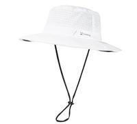 TOP-EX Sombrero para hombre y mujer, sombrero de safari para exteriores, para verano, senderismo, UPF 50+, sombrero de pesca con ala ancha, sombrero de lluvia y sombrero de cubo para el sol, Blanco