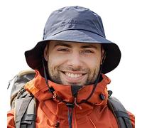 TOP-EX XL/XXL Sombrero de Sol para Hombre UPF 50+, Sombrero Tipo Bucket Impermeable para Caminar Golf - Sombreros para Lluvia - Ajustable | Plegable | Resistente al Viento, L/XL