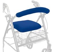 Top Glides Fundas universales para asiento y respaldo de andador (azul)