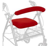 Top Glides Fundas universales para asiento y respaldo de andador (rojo)