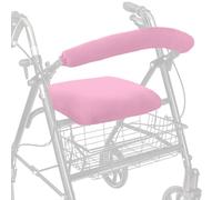 Top Glides Fundas universales para asiento y respaldo de andador (rosa)