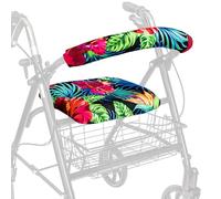Top Glides Fundas universales para asiento y respaldo de andador (tropical)