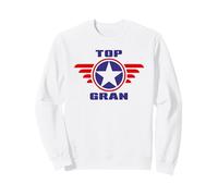 Top Gran: Women's Mother's Day Grandma Color Graphic Design Sudadera