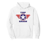 Top Gran: Women's Mother's Day Grandma Color Graphic Design Sudadera con Capucha