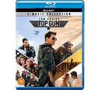 Top Gun 2-Movie Collection Blu-ray, Top Gun & Top Gun: Maverick, Region Free, Tom Cruise, Val Kilmer