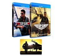 Top Gun and Top Gun Maverick Blu Ray + Including Bonus Art Card