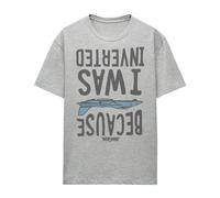 Top Gun - Camiseta Because I was Inverted de Jaspeado para Mujer