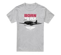 Top Gun Camiseta Born To Fly para Hombre (TV6832)