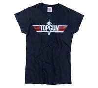 Top Gun Camiseta Charlie Diseño Estampado en Espalda para Mujer (TT105)