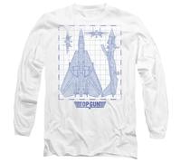 Top Gun Camiseta Diagrama de Chorro para Adultos Unisex (TV10826)