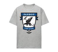 Top Gun Camiseta Fanboy Diseño Logotipo para Mujer (TV28439)