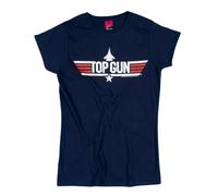 Top Gun Camiseta Iceman Diseño Estampado en Espalda para Mujer (TT174)