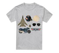 Top Gun Camiseta Items para Hombre (TV6982)