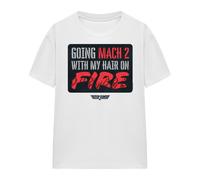 Top Gun Camiseta Mach 2 Hair On Fire para Adultos Unisex (TV16911)