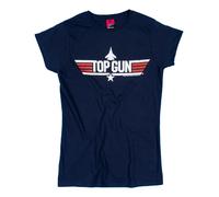 Top Gun Camiseta Maverick Diseño Estampado en Espalda para Mujer (TT106)