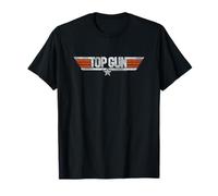 Top Gun Distressed Logo Camiseta