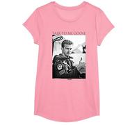 Top Gun Habla Conmigo Ganso Vintage Camiseta, Niñas, Rosado, L