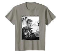 Top Gun Habla Conmigo Ganso Vintage Camiseta, Niños, Pizarra, 3 años