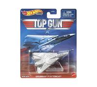 (Top Gun) Hot Wheels Original Premium Metal Grumman F14 TOMCAT Tom Cat Top Gun Diecast Cat Avión Modelo
