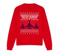 Top Gun Jersey Ugly Avión de Combate Navidad para Adultos Unisex (TV12953)