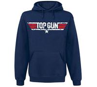 Top Gun Kapuzenpullover Sudadera con Capucha, Navy, XL para Hombre