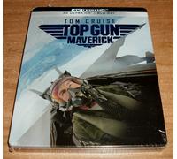 Top Gun Maverick 4K UHD+Blu-Ray Nuevo Sellado Steelbook Accion A-B-C
