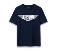 Top Gun: Maverick Azul Movie Logo Camiseta de manga corta Hombres