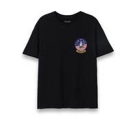 Top Gun Negro F-14 Fighter Jet Badge Camiseta de manga corta Hombres