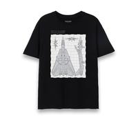 Top Gun Para Hombre Adulto Camiseta Negro Fighter Jet Blueprint Película Large