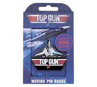 Top Gun - Pin móvil de edición limitada, diseño deslizante F-14 Tomcat, numerado individualmente 9.995 en todo el mundo, acabado esmaltado, 60 x 65 mm, licencia oficial