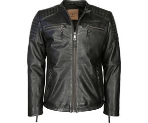 Top Gun Stilo, chaqueta de cuero XL male Vintage Negro