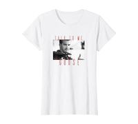 Top Gun Talk To Me Goose Portrait Camiseta, Mujer, Blanco, L