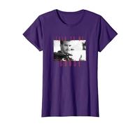 Top Gun Talk To Me Goose Portrait Camiseta, Mujer, Morado, L