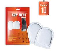 Top Heat - Calentadores de pies, 10 pares, 8 horas de calor, activado por aire, calor instantáneo, calor 100% natural, calentadores de pies para mujeres y hombres
