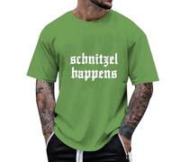 Top Hombre Gráfico Camiseta Casual Manga Corta Cerveza Impreso Cómodo Verano Cuello Redondo Diario Ropa para Momentos Relajante Y Buen humor, verde, M