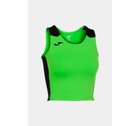 Top Deportivo Mujer Joma Record II 901397 Confortable - Talla: 4XS-3XS, Color: Verde Flúor Negro
