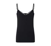 PIECES Pckate Lace Singlet Noos, Camiseta sin Mangas Mujer, Negro (Black Black), 36 (Talla del Fabricante: X-Small)