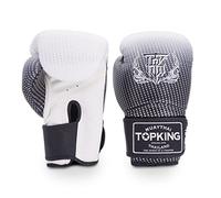 Top King Super Star Guantes de cuero transpirables Muay Thai Guantes de boxeo para entrenamiento o Sparring - 8 onzas, 10 onzas, 12 onzas, 14 onzas, 16 onzas