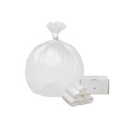 Top Knot Bags - Bolsa de basura de 33 galones, 33 x 40 pulgadas, transparente, 150 unidades, 30, 31, 32, 34, 35, fabricada en Estados Unidos